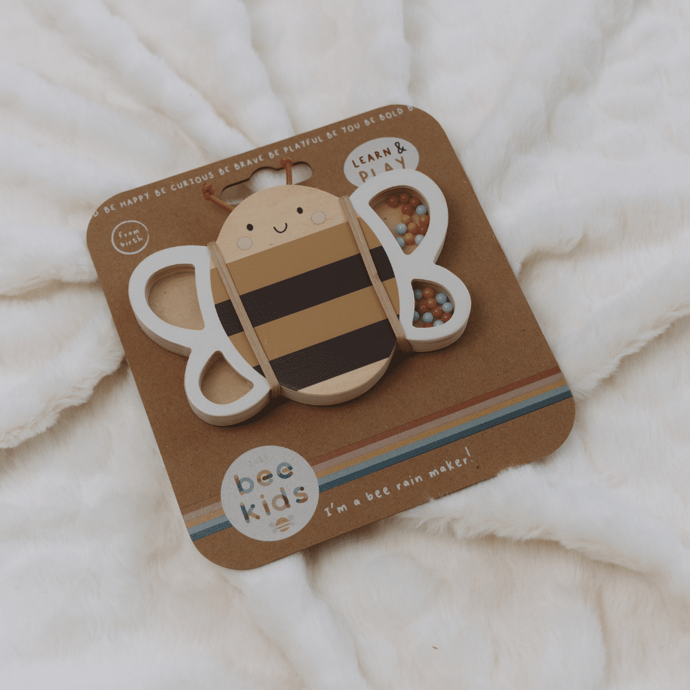 Abeille musicale en bois – Image 2